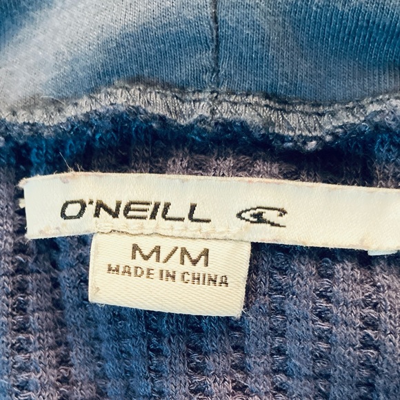 O’Neill Women’s Medium Knit Pullover Hoodie Front Pocket Cobalt Blue Sporty Cosy - Picture 5 of 7